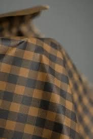 Gingham Organic Oilskin Ginger 62