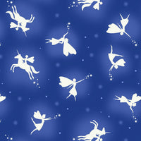 Glow Fairies on Blue