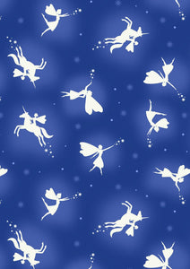 Glow Fairies on Blue