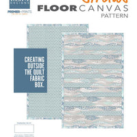 Half Drop Floor Canvas Pattern -digital download