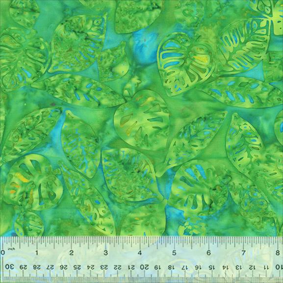 JDJ -Tropical Monstera Sea Green