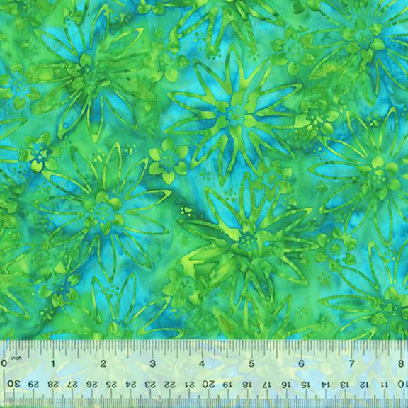 JDJ -Tropical Star Flower Sea Green