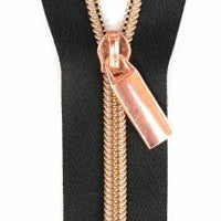 Zippers BTY Rose Gold