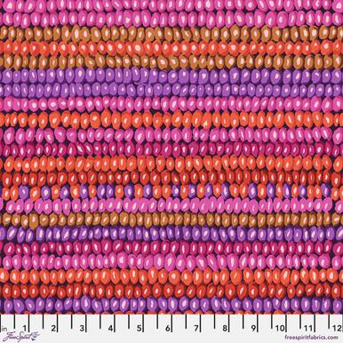Kaffe Vintage Bead Stripe - Magenta