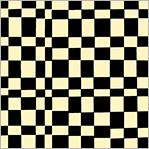 Kaleidoscope Checker  Ink/Vanilla Custard