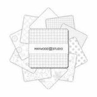 KimberBell Basics-White 5"  -42 pc Charm pk. Precuts