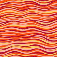 Laurel Burch Basic Wave - Dk Coral Metallic