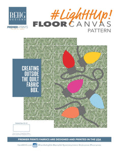 Light It Up! Floor Canvas Rug Pattern - Digital Download