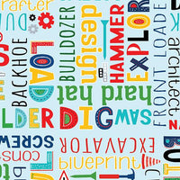 Little Builder -Construction Words Blue