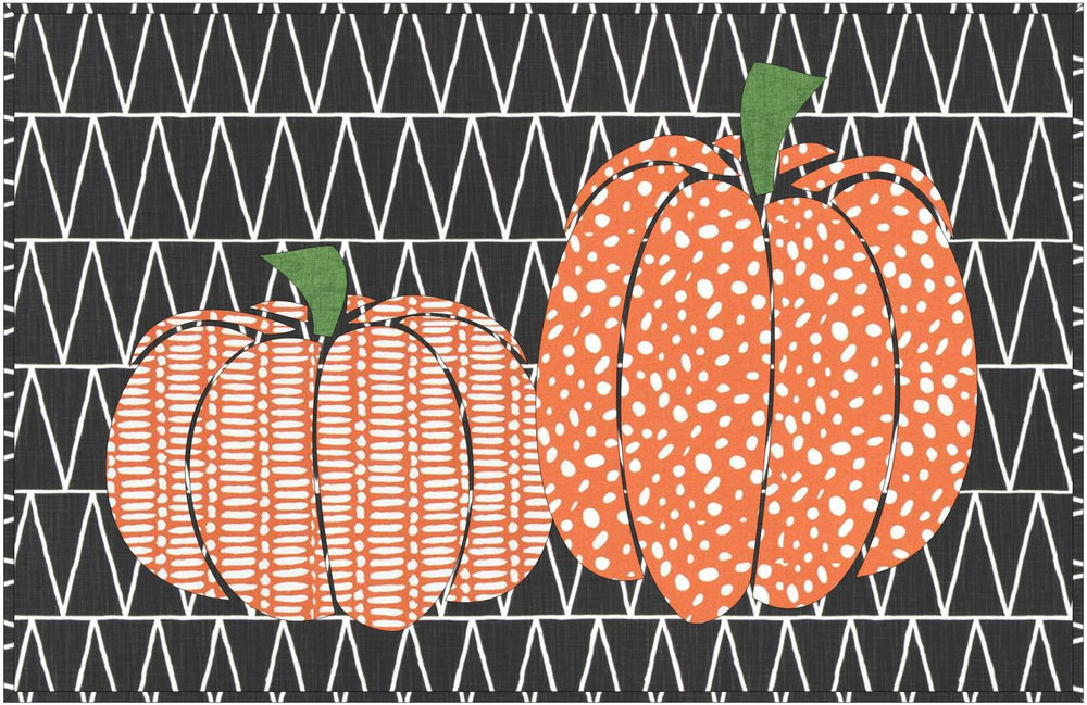 Oh My Gourd! Floor Canvas Rug Pattern