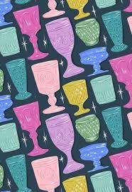 Pampered Pets Vintage Glass