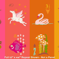Postmark - Warm Ephemera Panel  by Alison Glass