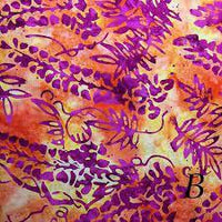 Quilt! Carolina 2016 Island Ba tik Orange i