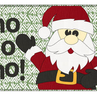 Santa Claus floor Canvas Rug P attern - Digital Download