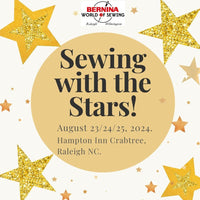 Sewing With The Stars , August 23-25 Amanda Murphy, Sylvain Bergeron, Connie Flanders, Pam Mahshie