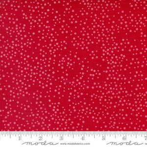 Winterly Thatched Dotty Crimson by Robin Pickens