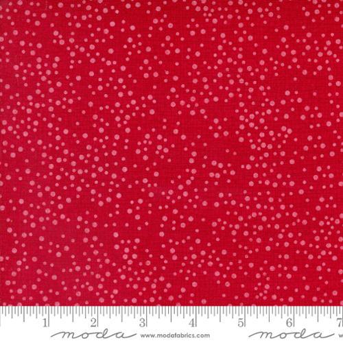 Winterly Thatched Dotty Crimson by Robin Pickens