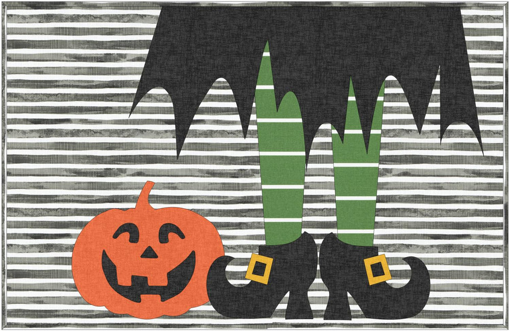 Witchy Poo Floor Canvas Rug Pa ttern - Digital Download