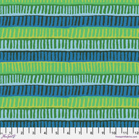 August 2025 - Zipper Stripe - Green - Kaffe Fassett