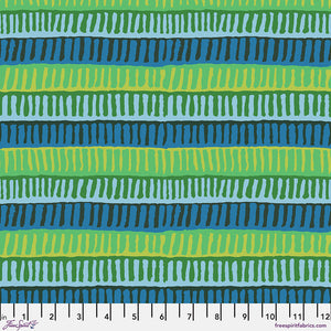 August 2025 - Zipper Stripe - Green - Kaffe Fassett