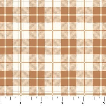 Snowfall - Plaid - Rust - FIGO