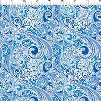 Wonders of the Ocean - Sea Swirls - Blue - Jason Yenter
