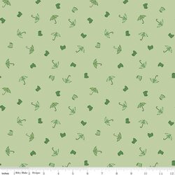 Cloudburst - Umbrellas - Green
