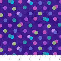 Hugs&Kisses Flannel Purple Multi