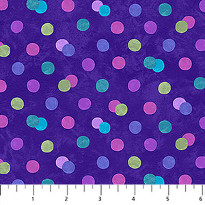 Hugs&Kisses Flannel Purple Multi