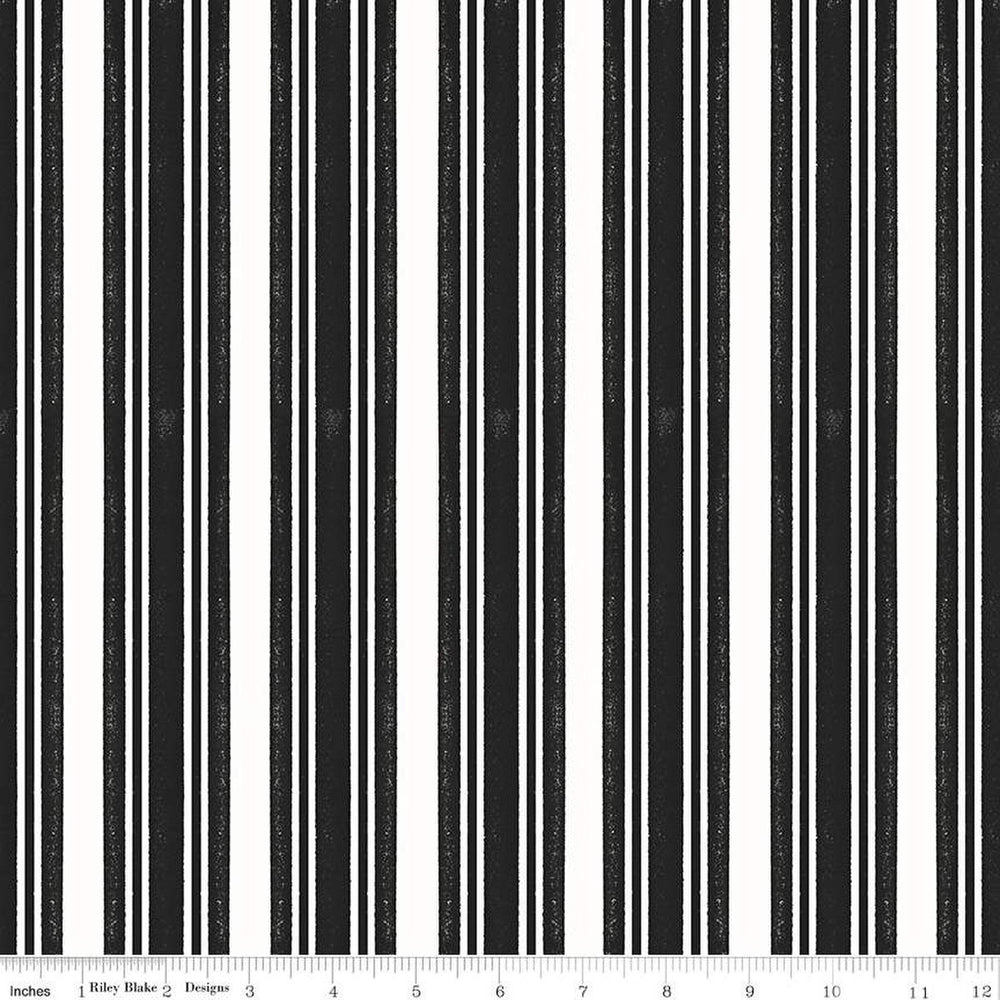 Classic Christmas - Stripe - Black