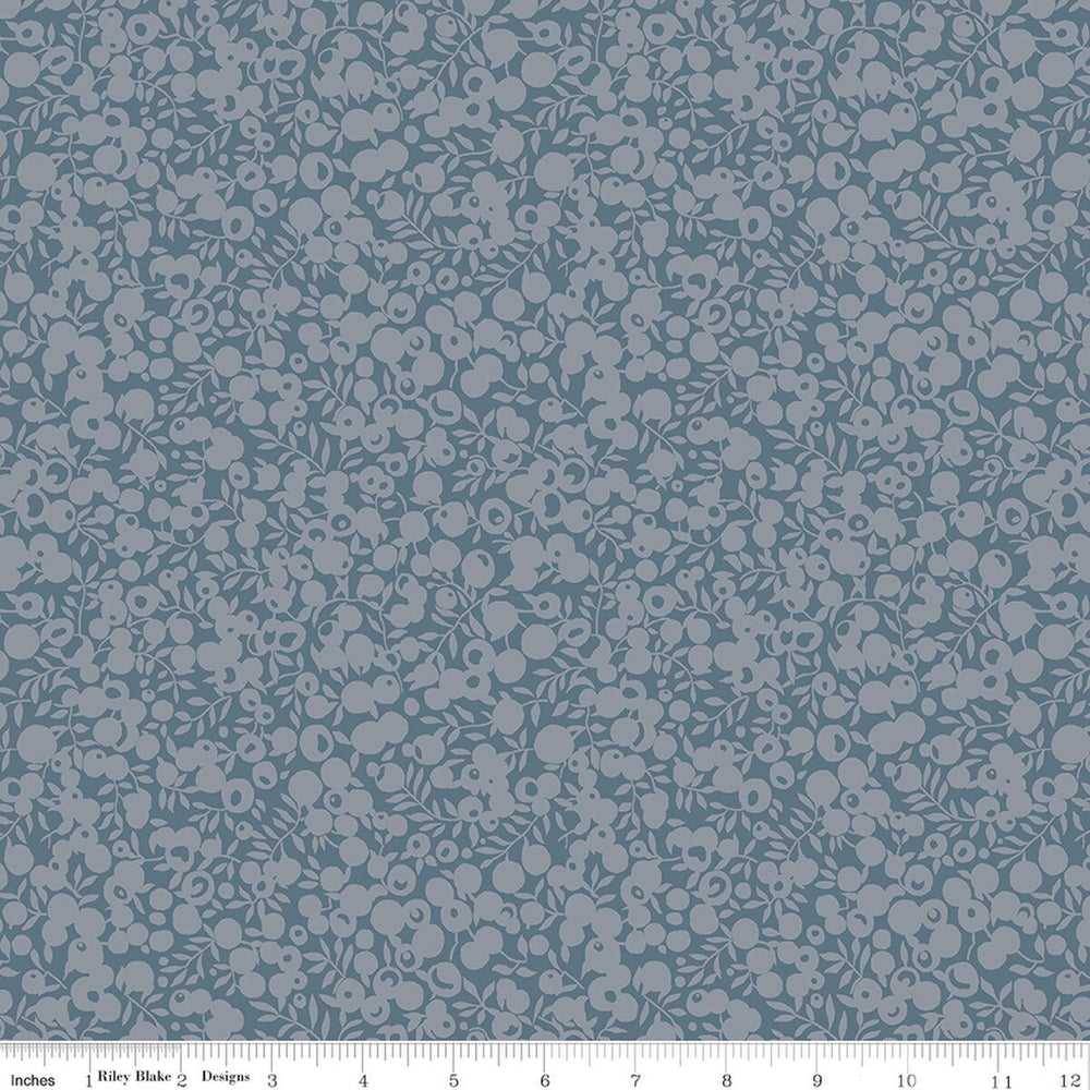 Wiltshire Shadow - Denim - Liberty Fabrics