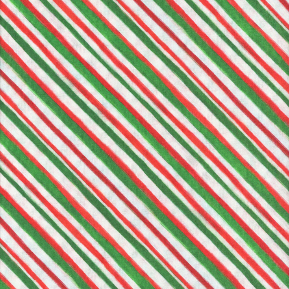 Meowy Christmas Stripe Wrapping Paper