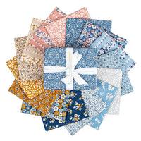 Liberty Denim Florals Fat Quarter Bundle 15pcs