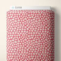 Bohemian Paradise Tiny Daisies Dark Pink Cloud 9 Organics
