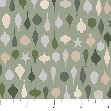 Snowfall - Baubles - Sage - FIGO
