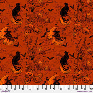 Costumes & Cobwebs Haunted Toile Orange