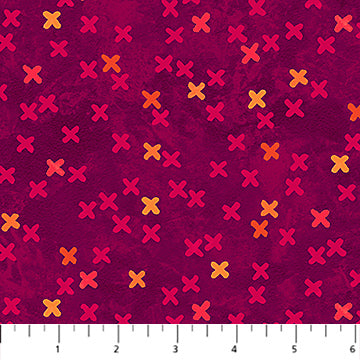 Hugs&Kisses Flannel Red Multi