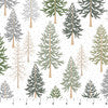 Snowfall - Trees - White - FIGO