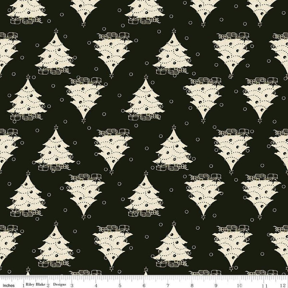 Classic Christmas - Trees - Black