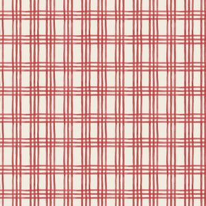 Be Your Best Elf Holiday Plaid Poppy by Dear Stella
