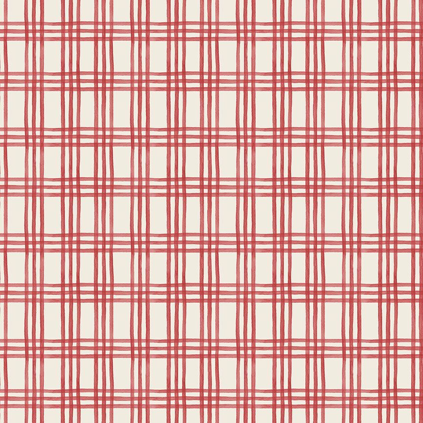 Be Your Best Elf Holiday Plaid Poppy by Dear Stella