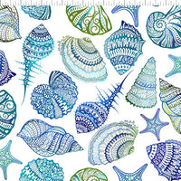 Wonders of the Ocean - Shells - Blue - Jason Yenter