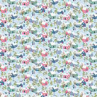 Festive Greetings - Festive Village C - Liberty Fabrics