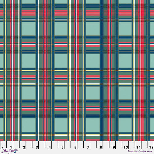 Christmas Cabin Tartan Tradition - Aqua