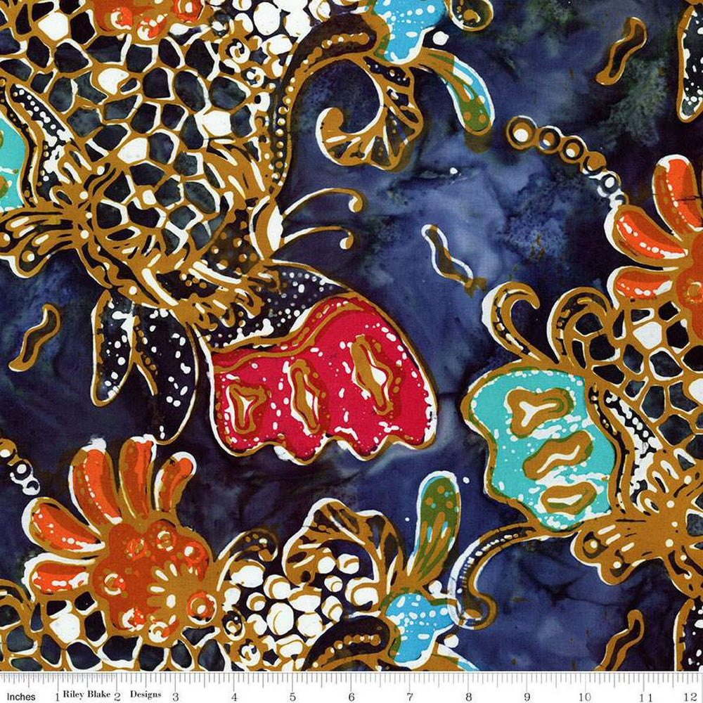 Batiks Express Yourself! Vintage Sogan Black Bean