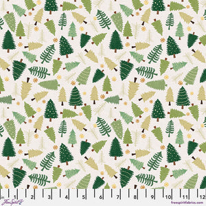 Christmas Cabin Joy Pines - Linen