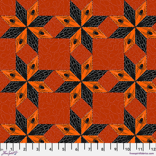 Costumes & Cobwebs Stars and Spiders Orange