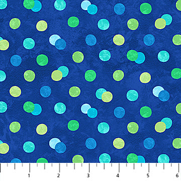 Hugs&Kisses Flannel Blue Multi