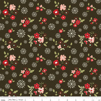 Glisten - Winter Flowers - Mocha
