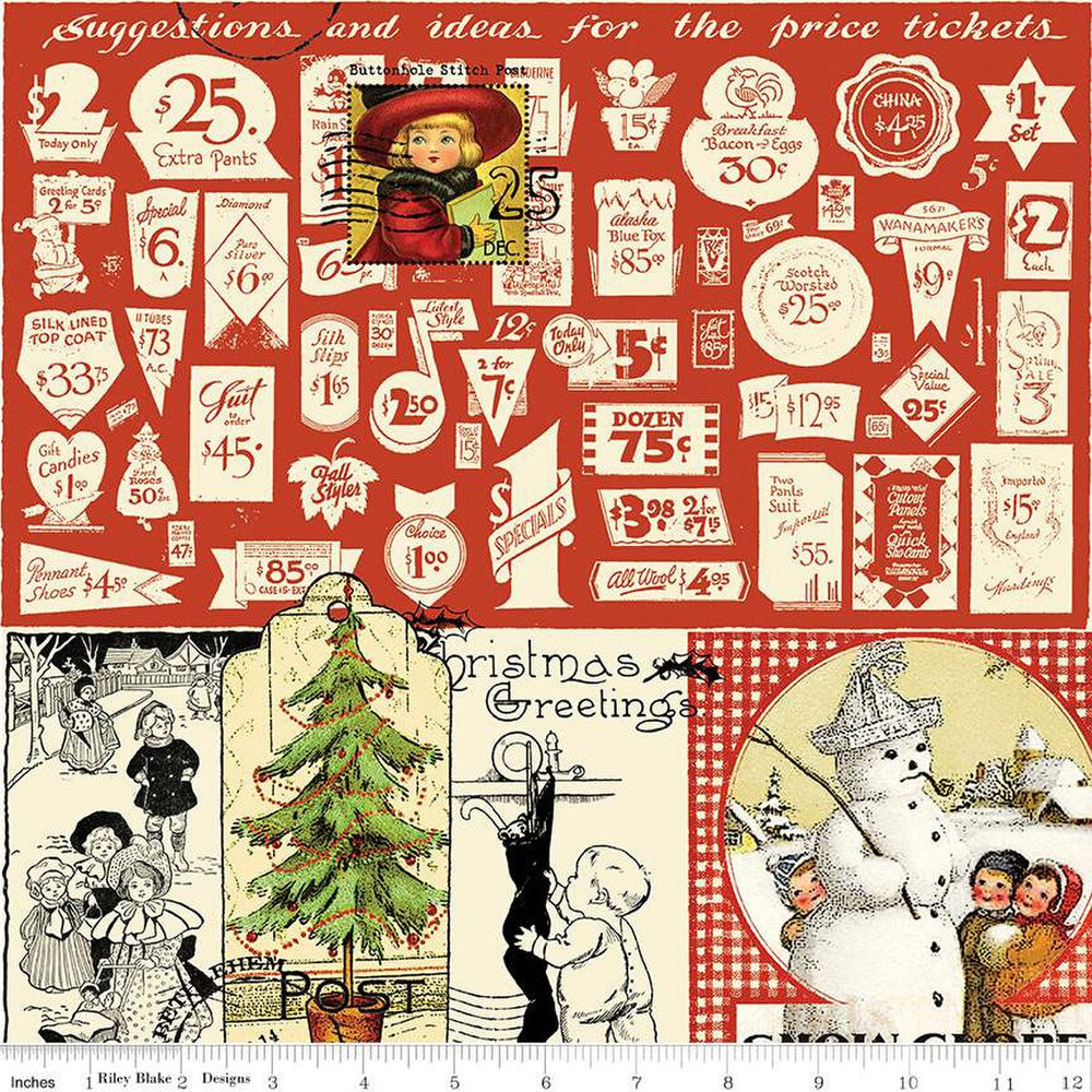 Classic Christmas - Christmas Collage - Parchment